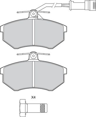 SET PLACUTE FRANA FRANA DISC VALEO 302855 1