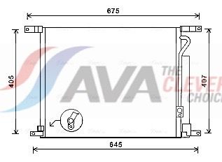 KONDENSATOR KLIMAANLAGE AVA Clever Choice DWA5139D