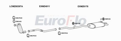 Układ wydechowy EUROFLO MZC2021D0402LHD