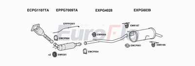 Układ wydechowy EUROFLO PG30720D3008A00