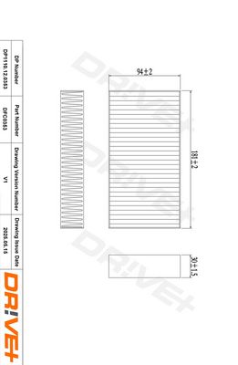 FILTRU AER HABITACLU DR!VE+ DP1110120353 4