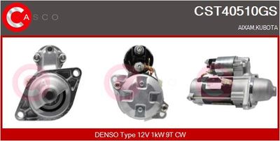 Стартер CASCO CST40510GS для AIXAM A.721