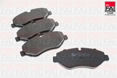 Zestaw klocków hamulcowych, hamulce tarczowe FAI AUTOPARTS BP172