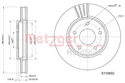 Brake Disc 6110802