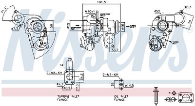 COMPRESOR SISTEM DE SUPRAALIMENTARE NISSENS 93259 7