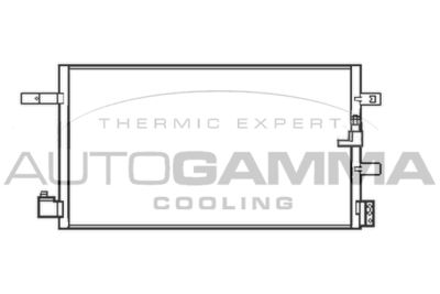 Конденсатор, кондиционер AUTOGAMMA 107287 для AUDI Q5