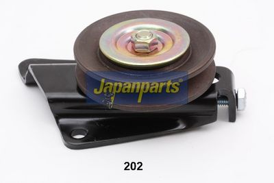 JAPANPARTS Įtempiklio skriemulys, V formos rumbuotas diržas