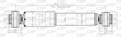 Амортизатор OPEN PARTS SAB8114.32 для SMART CABRIO
