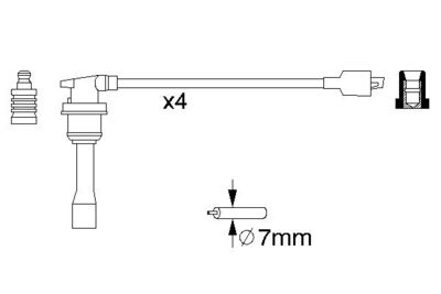 BOSCH Zündleitungssatz