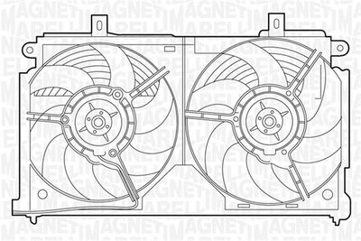 VENTILATOR RADIATOR MAGNETI MARELLI 069422374010