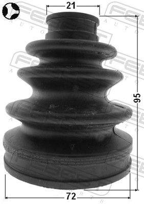 Bellow, drive shaft 0115-1NZFE