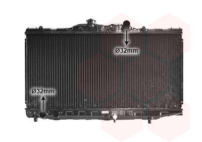 VAN WEZEL 53002061 Радиатор охлаждения двигателя  для TOYOTA CELICA (Тойота Келика)