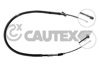 Тросик, cтояночный тормоз CAUTEX 762810 для TOYOTA PICNIC