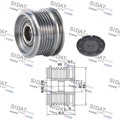 механизъм за свободен ход на генератор SIDAT 455010