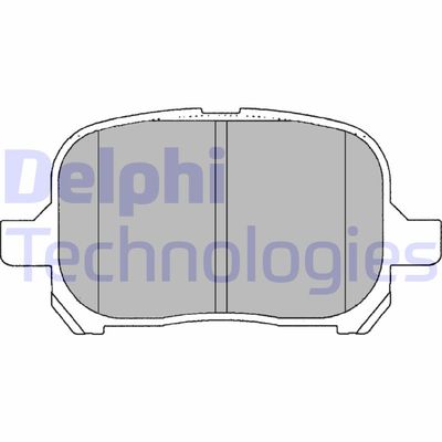Комплект тормозных колодок, дисковый тормоз DELPHI LP1144 для TOYOTA NADIA