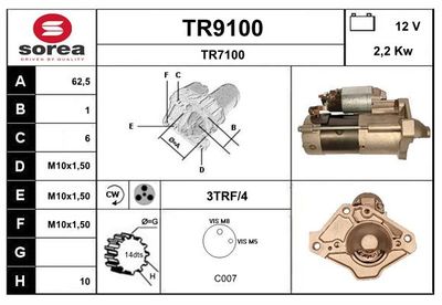 STARTER SNRA TR9100