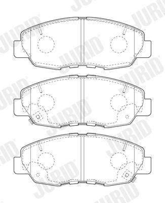 Brake Pad Set, disc brake 573807J