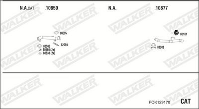 Изпускателна система WALKER FOK129170