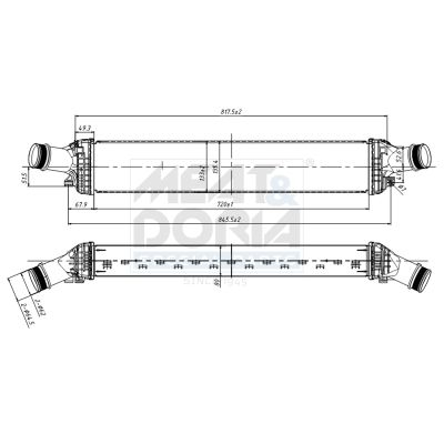 INTERCOOLER COMPRESOR MEAT & DORIA 995011