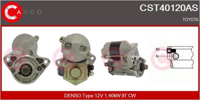 CASCO CST40120AS Стартер  для TOYOTA (Тойота)