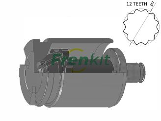FRENKIT K415201S Ремкомплект тормозного суппорта  для VOLVO V60 (Вольво В60)