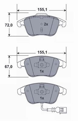 SET PLACUTE FRANA FRANA DISC