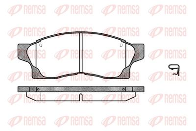 Brake Pad Set, disc brake 0377.00