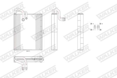 EVAPORATOR AER CONDITIONAT WALKER WEV00074 6
