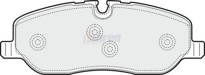 Fahren Brake Pad Set, disc brake FBP3085