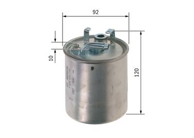 FILTRU COMBUSTIBIL BOSCH F026402112 4