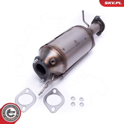 Suodžių / kietųjų dalelių filtras, išmetimo sistema