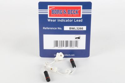 Styk ostrzegawczy, zużycie okładzin hamulcowych BORG & BECK BWL3266