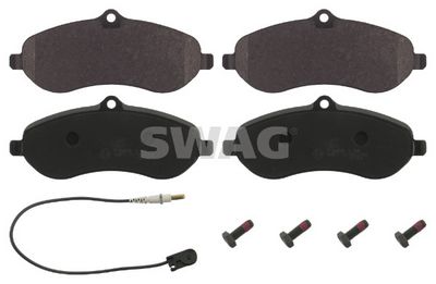 комплект спирачно феродо, дискови спирачки SWAG 62 91 6830