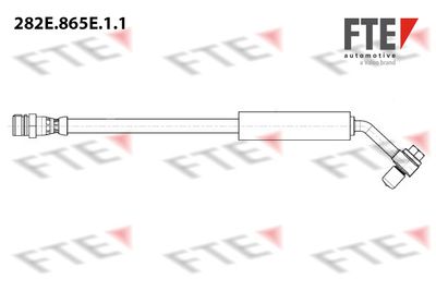Тормозной шланг FTE 282E.865E.1.1 для AUDI Q2