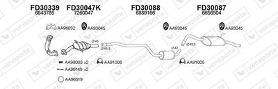 SISTEM DE ESAPAMENT VENEPORTE 300046