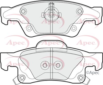 Brake Pad Set APEC PAD1800