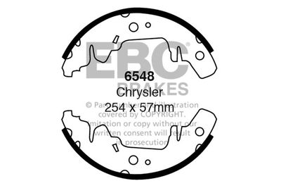 Комплект тормозных колодок EBC Brakes 6548 для KIA CARNIVAL