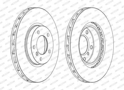 DISC FRANA FERODO DDF804C 1