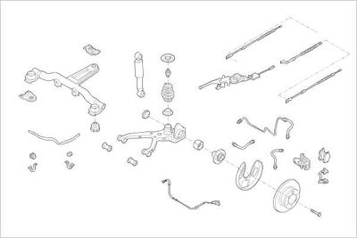 RADAUFHäNGUNG DELPHI OEFORD000014796R