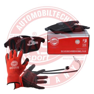 Zestaw klocków hamulcowych, hamulce tarczowe MASTER-SPORT GERMANY 13046072522T-SET-MSP