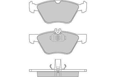 Комплект тормозных колодок, дисковый тормоз E.T.F. 12-0695 для CHRYSLER CROSSFIRE