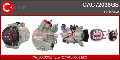 COMPRESOR CLIMATIZARE CASCO CAC72038GS