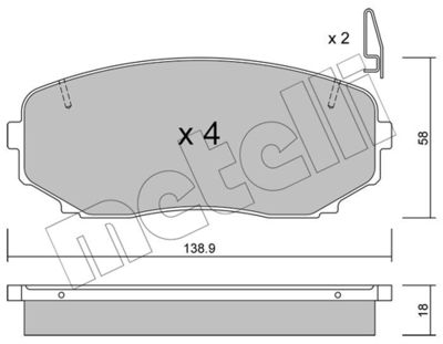 SET PLACUTE FRANA FRANA DISC