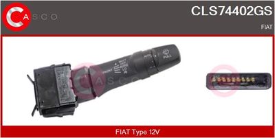 Выключатель на рулевой колонке CASCO CLS74402GS для FIAT FULLBACK