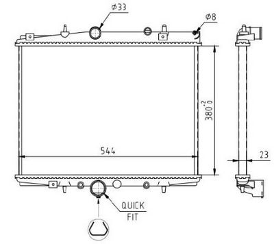 RADIATOR RACIRE MOTOR