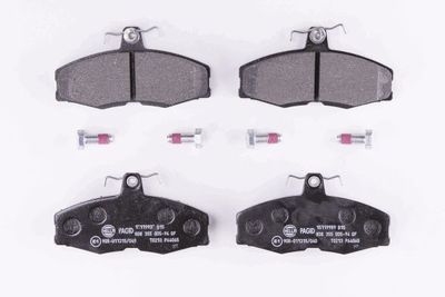 Комплект тормозных колодок, дисковый тормоз HELLA 8DB 355 005-941 для FORD SIERRA