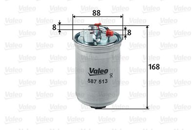 Топливный фильтр VALEO 587513 для SEAT INCA