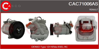 COMPRESOR CLIMATIZARE CASCO CAC71006AS