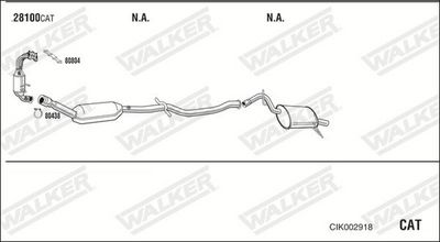 ABGASANLAGE WALKER CIK002918