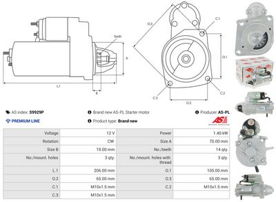 STARTER AS-PL S9929P 4